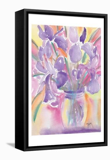 Dutch Iris-Beverly Dyer-Framed Stretched Canvas