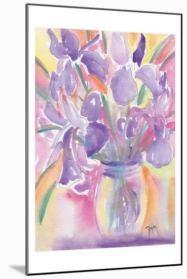 Dutch Iris-Beverly Dyer-Mounted Art Print