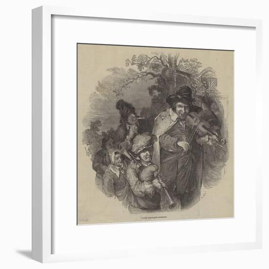 Dutch Itinerant Musicians-null-Framed Giclee Print