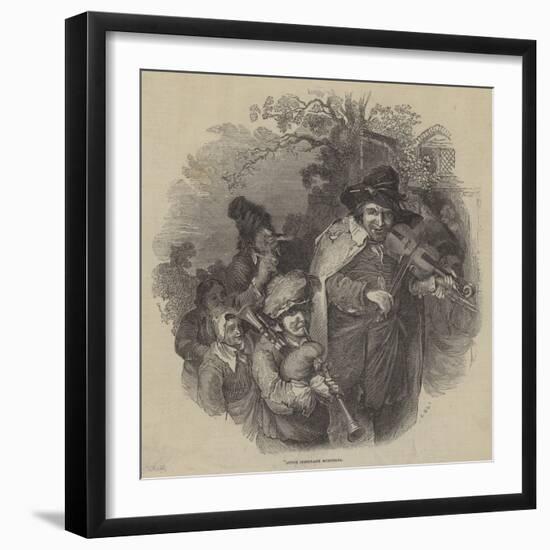 Dutch Itinerant Musicians-null-Framed Giclee Print