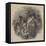 Dutch Itinerant Musicians-null-Framed Stretched Canvas