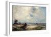 Dutch Landscape, 1862 (Oil on Canvas)-Johan-Barthold Jongkind-Framed Giclee Print