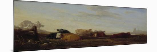 Dutch Landscape with Cattle-Sir Augustus Wall Callcott-Mounted Giclee Print