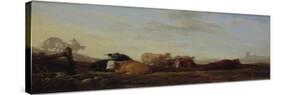 Dutch Landscape with Cattle-Sir Augustus Wall Callcott-Stretched Canvas