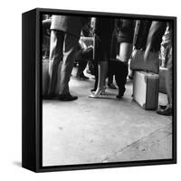 Dutch Legs, Amsterdam, Netherlands, 1963-Michael Walters-Framed Stretched Canvas