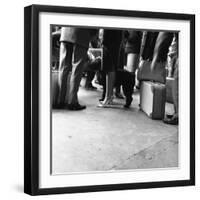 Dutch Legs, Amsterdam, Netherlands, 1963-Michael Walters-Framed Photographic Print