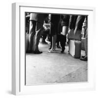 Dutch Legs, Amsterdam, Netherlands, 1963-Michael Walters-Framed Photographic Print