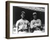 Dutch Leonard & Bill Carrigan, Boston Red Sox, Baseball Photo - Boston, MA-Lantern Press-Framed Art Print