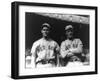 Dutch Leonard & Bill Carrigan, Boston Red Sox, Baseball Photo - Boston, MA-Lantern Press-Framed Art Print