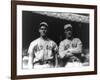 Dutch Leonard & Bill Carrigan, Boston Red Sox, Baseball Photo - Boston, MA-Lantern Press-Framed Art Print