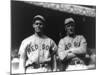 Dutch Leonard & Bill Carrigan, Boston Red Sox, Baseball Photo - Boston, MA-Lantern Press-Mounted Art Print