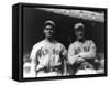 Dutch Leonard & Bill Carrigan, Boston Red Sox, Baseball Photo - Boston, MA-Lantern Press-Framed Stretched Canvas