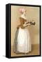Dutch Maid Carrying Chocolate-null-Framed Stretched Canvas
