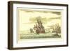 Dutch Man-of-War, Galleon-null-Framed Art Print