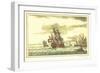 Dutch Man-of-War, Galleon-null-Framed Art Print