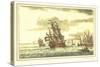 Dutch Man-of-War, Galleon-null-Stretched Canvas