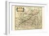 Dutch Map Of The Electorate Of Cologne-Willem Janszoon Blaeu-Framed Art Print