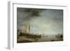 Dutch Market Boats, Rotterdam-Augustus Wall Callcott-Framed Giclee Print