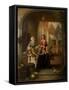 Dutch Market Scene-Henri Joseph Gommarus Carpentero-Framed Stretched Canvas