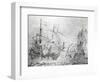 Dutch Merchant Ships, by Willem Van De Welde the Younger (1633-1707), the Netherlands, 17th Century-null-Framed Giclee Print