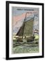 Dutch Merchant Sloop, 18th Century-null-Framed Giclee Print