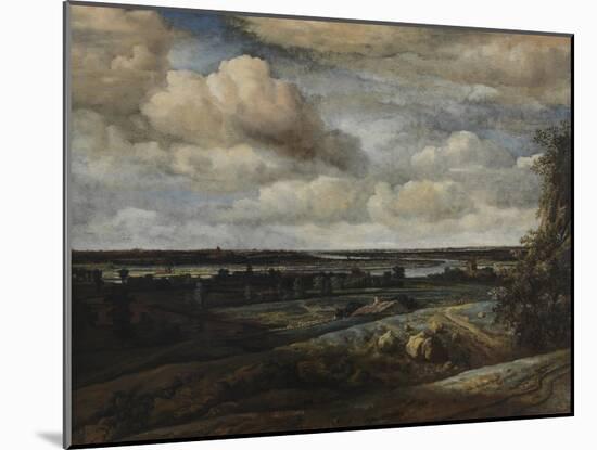 Dutch Panorama Landscape with a River, 1654-Phillips de Koninck-Mounted Giclee Print