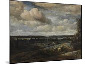 Dutch Panorama Landscape with a River, 1654-Phillips de Koninck-Mounted Giclee Print