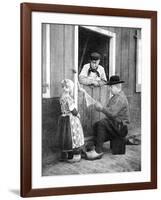 Dutch People Wearing Clogs, Marken, Holland, 1936-Donald Mcleish-Framed Giclee Print