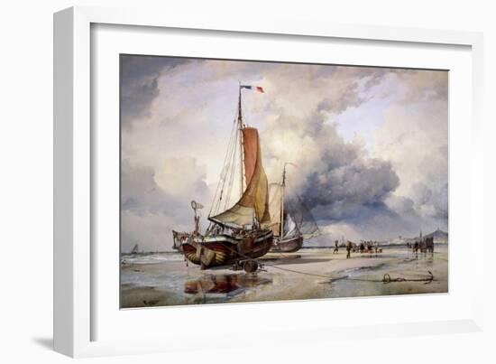 Dutch Pincks at Scheveningen, Holland, 1860-Edward William Cooke-Framed Giclee Print