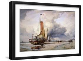 Dutch Pincks at Scheveningen, Holland, 1860-Edward William Cooke-Framed Premium Giclee Print