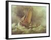 Dutch Pincks Running to Anchor off Yarmouth-Edward William Cooke-Framed Giclee Print