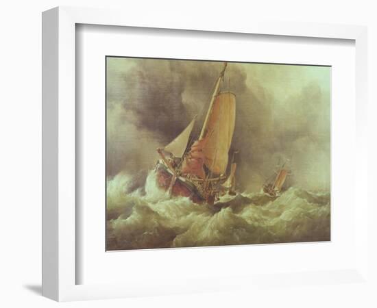 Dutch Pincks Running to Anchor off Yarmouth-Edward William Cooke-Framed Giclee Print