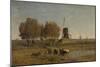 Dutch Polder Landscape Near Abcoude, C. 1877-Paul Gabriel-Mounted Art Print