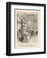 Dutch Printing House, Typesetting and Printing-Jan Van Der Velde-Framed Art Print