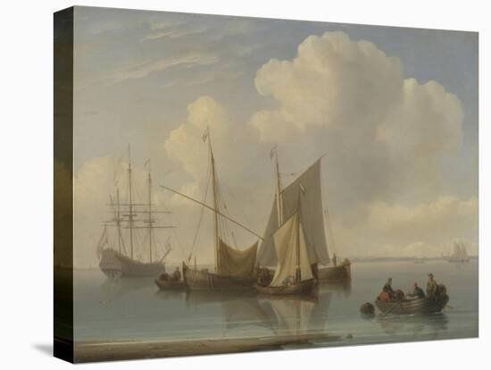 Dutch Sailing Vessels, 1814-William Anderson-Stretched Canvas