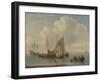 Dutch Sailing Vessels, 1814-William Anderson-Framed Giclee Print