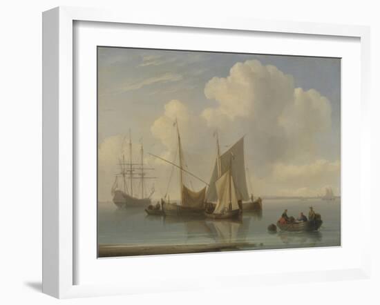 Dutch Sailing Vessels, 1814-William Anderson-Framed Giclee Print