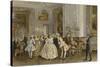 Dutch Salon, Mid 18th Century-Willem II Steelink-Stretched Canvas