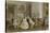 Dutch Salon, Mid 18th Century-Willem II Steelink-Stretched Canvas