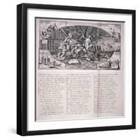 Dutch Satire on the South Sea Bubble, 1720-null-Framed Giclee Print