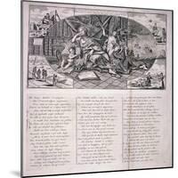 Dutch Satire on the South Sea Bubble, 1720-null-Mounted Giclee Print
