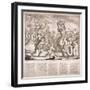 Dutch Satire on the South Sea Bubble, 1720-null-Framed Giclee Print