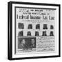 Dutch Schultz Wanted Poster Issued by New York City Police Department in 1934-null-Framed Art Print