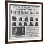 Dutch Schultz Wanted Poster Issued by New York City Police Department in 1934-null-Framed Art Print