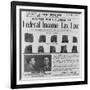 Dutch Schultz Wanted Poster Issued by New York City Police Department in 1934-null-Framed Art Print