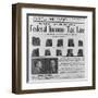 Dutch Schultz Wanted Poster Issued by New York City Police Department in 1934-null-Framed Art Print