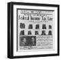 Dutch Schultz Wanted Poster Issued by New York City Police Department in 1934-null-Framed Art Print