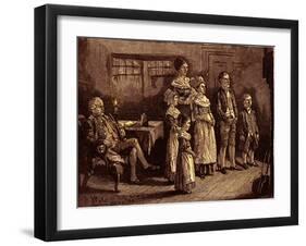 Dutch settlers, New York-Howard Pyle-Framed Giclee Print