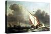 Dutch Shipping Offshore in a Rising Gale-Willem Van De, The Younger Velde-Stretched Canvas