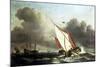 Dutch Shipping Offshore in a Rising Gale-Willem Van De, The Younger Velde-Mounted Giclee Print